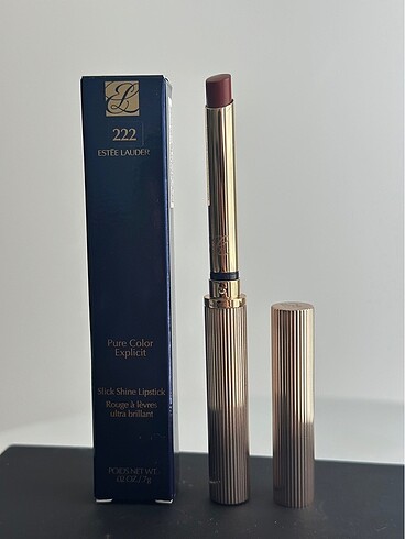 ESTEE LAUDER / SLICK SHINE LIPSTICK - 222 HEAT OF THE MOMENT 7G
