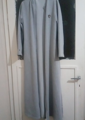 Gri Uzun Kadın Kaban - Görsel 2