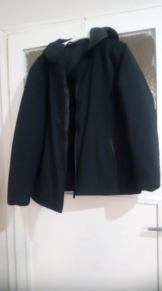 Siyah Midi Boy Fermuarlı Kadın Ceket - Görsel 2