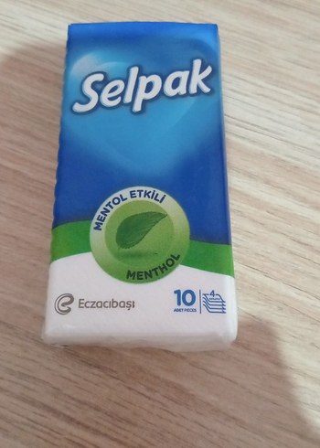 Selpak Mentollü Kağıt Mendil 10'lu - Görsel 2
