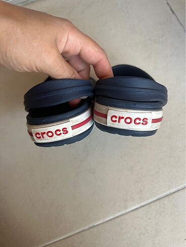 27 Beden lacivert Renk Crocs orjinal çocuk terlik
