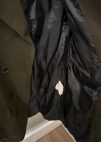 Düğmeli Kahverengi Süet Erkek Kaban - Görsel 5