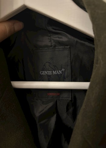 Düğmeli Kahverengi Süet Erkek Kaban - Görsel 2