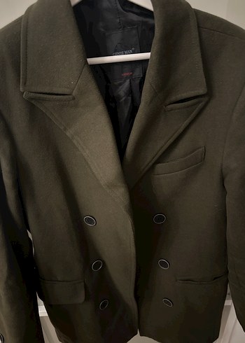 Düğmeli Kahverengi Süet Erkek Kaban - Görsel 6