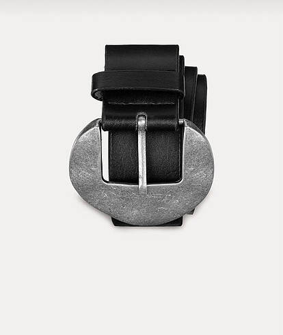 Massimo Dutti Massimo siyah kadın kemer