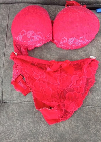 Tajna Moda Pembe Desenli Bohem Kadın Sütyen Takımı