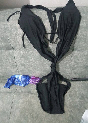 Collezione Siyah Drapeli Strappy Monokini