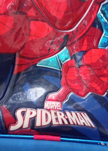 Renkli Spiderman Çocuk Okul Çantası fermuari boxuk