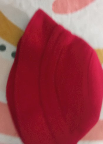 LC Waikiki Düğmeli Kırmızı Kadın Şapka