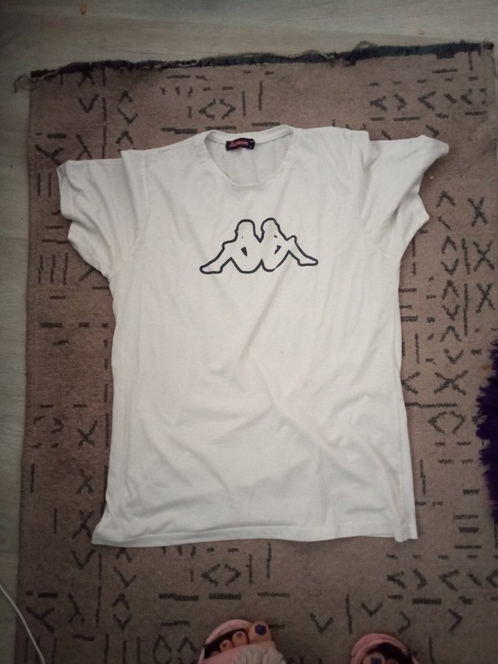 Beyaz Kısa Kollu Hamile Tişörtü - Görsel 2