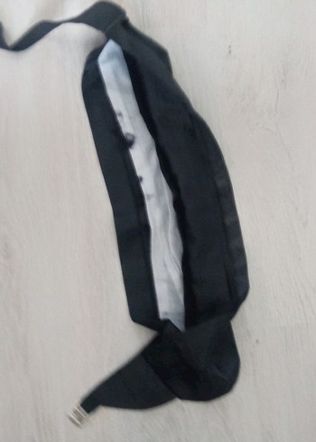 Erkek Siyah Goth Papyon kusak - Görsel 2