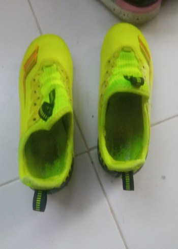 38 Beden Sarı Erkek Futbol Ayakkabısı Cırt Cırtlı 37numara
