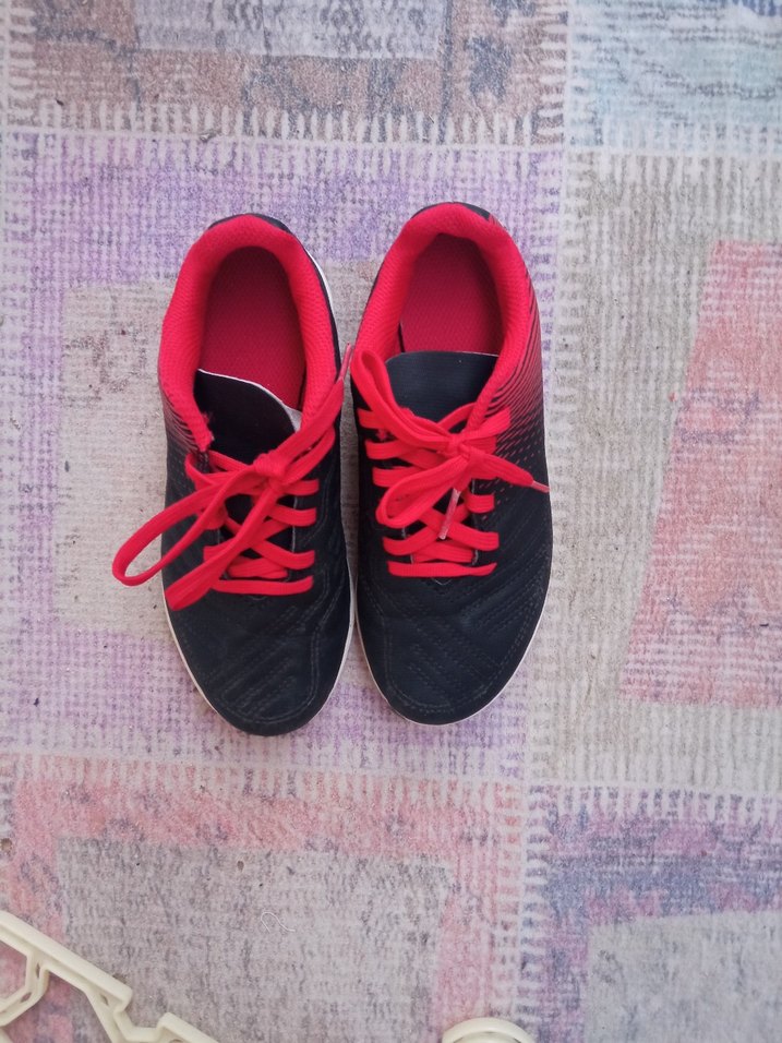 Kırmızı Erkek Spor Ayakkabı Bağcıkları - Görsel 5