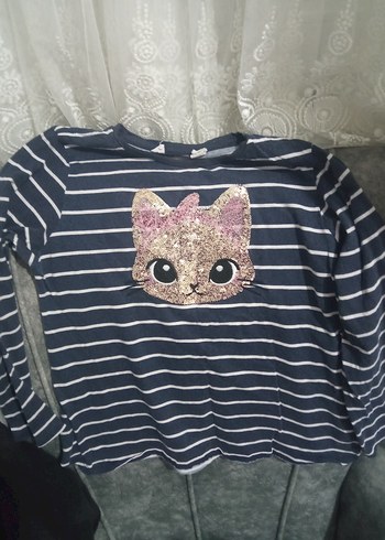 Kızlar için kısa kollu düğmeli tişört beş parca - Görsel 7