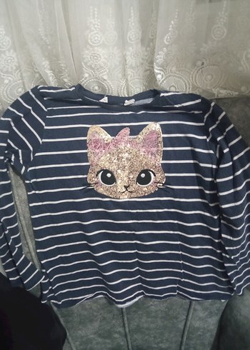 Kızlar için kısa kollu düğmeli tişört beş parca - Görsel 6