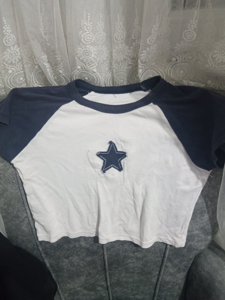 Kızlar için kısa kollu düğmeli tişört beş parca - Görsel 4