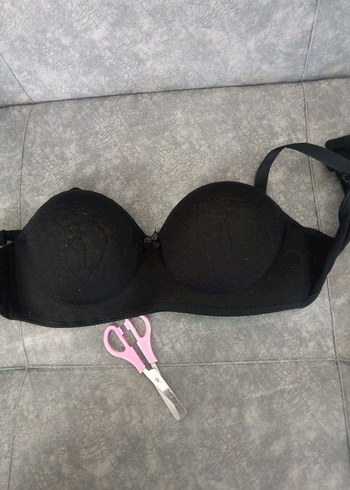 American Vintage Siyah Minimalist Goth Sütyen