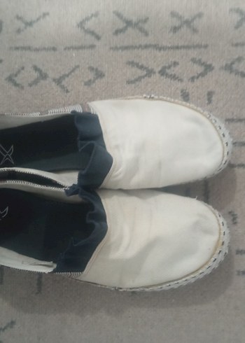 Erkek Beyaz Bohem Espadril Ayakkabı - Görsel 4