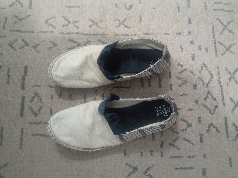 Erkek Beyaz Bohem Espadril Ayakkabı - Görsel 5