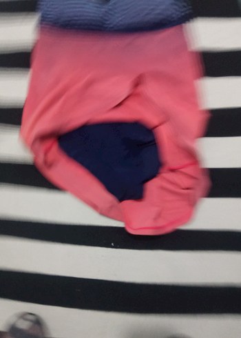 Pembe Drapeli Midi Kadın Mayo - Görsel 3