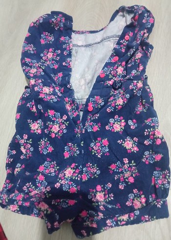 Çiçek Desenli Kız Çocuk Fırfırlı V Yaka Yelek - Görsel 2