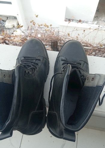 Siyah Rugan Stiletto Topuklu Gotik Bot - Görsel 3