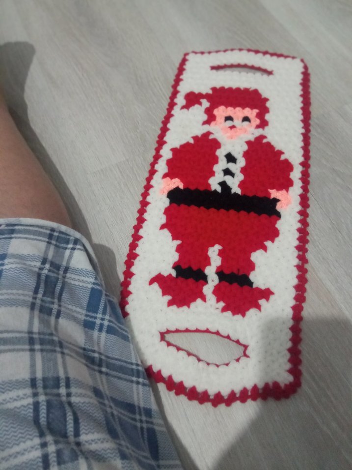 Renkli Noel Baba Desenli Banyo Süngeri - Görsel 2