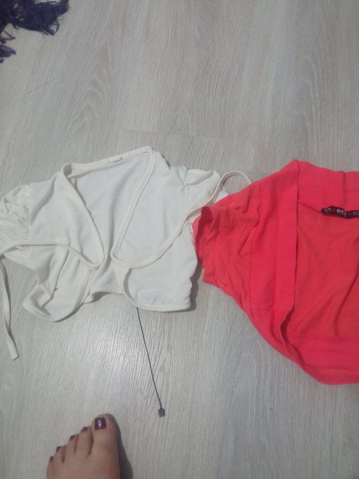 Kız Çocuk Pembe Kolsuz Bolero - Görsel 4