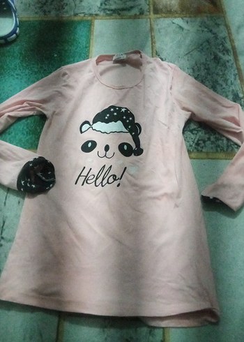 Kız Çocuk Pembe Uzun Kollu Tişört - Görsel 6