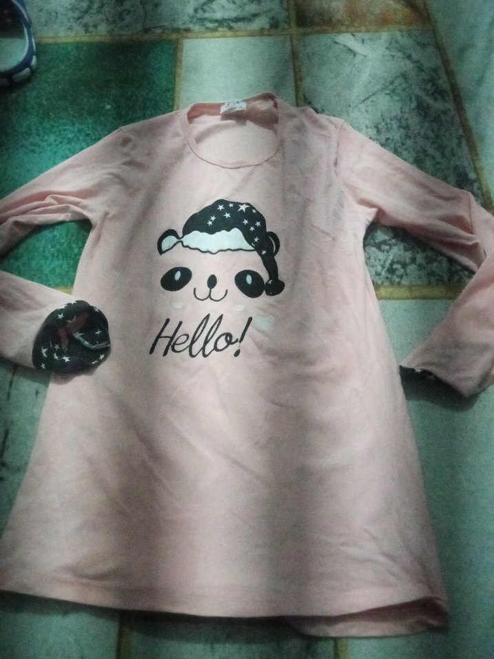 Kız Çocuk Pembe Uzun Kollu Tişört - Görsel 2