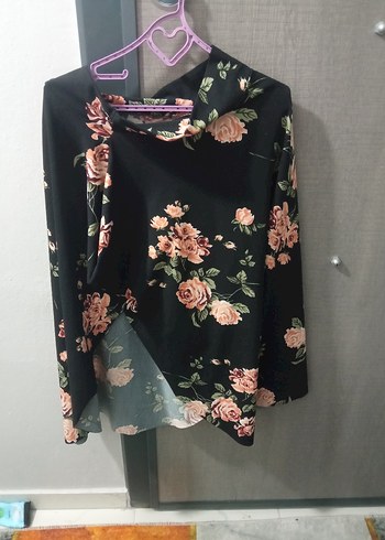 Bohem Pembe Desenli Midi Hamile Eteği - Görsel 6