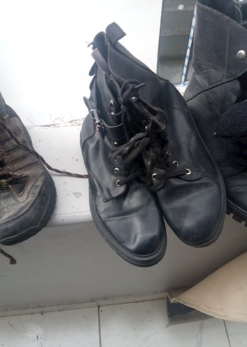 Kahverengi Bağcıklı Erkek Biker Bot - Görsel 4