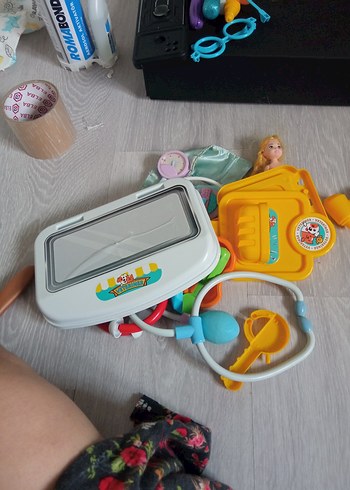Beden Renk Sarı ve Renkli Eğitim Oyuncak Seti