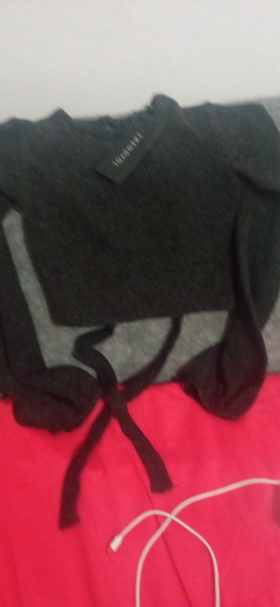 Kız Çocuk Uzun Kollu Örgü Bolero - Görsel 2