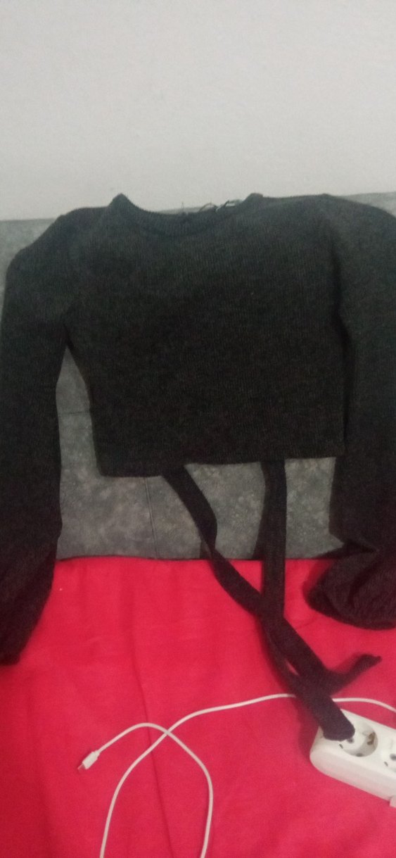 Kız Çocuk Uzun Kollu Örgü Bolero - Görsel 3