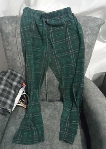 Erkek Ekose Desenli Rahat Pijama Altı iki tane - Görsel 5