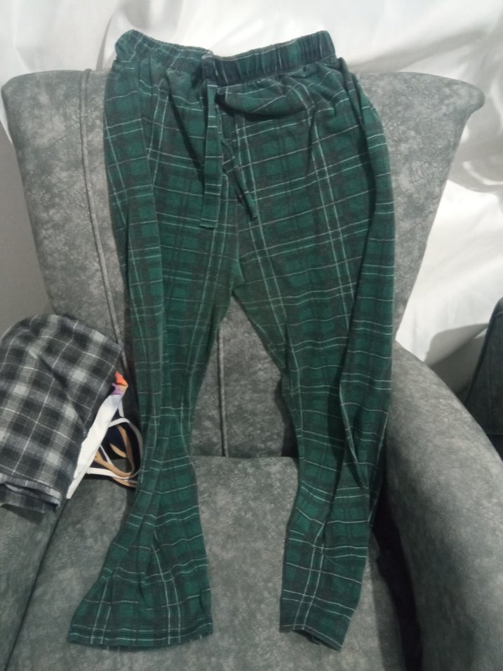 Erkek Ekose Desenli Rahat Pijama Altı iki tane - Görsel 5