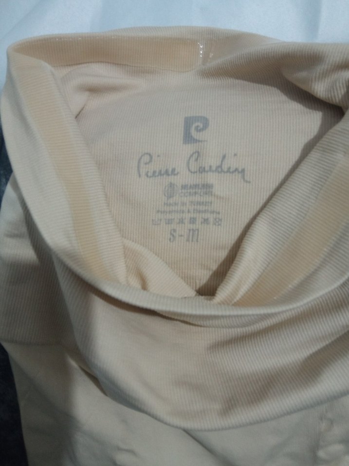 Bej Keten Drapeli Hamile Pantolonu - Görsel 4