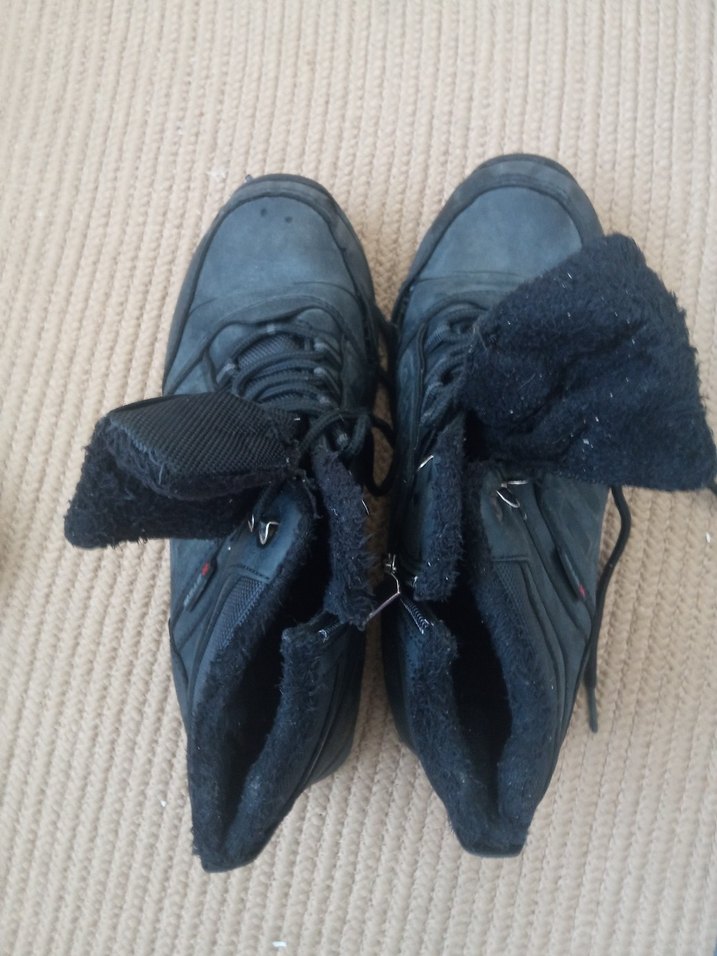 Koyu Gri Erkek Goth Bot - Görsel 2