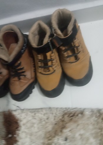 Kahverengi Tokalı Erkek Çocuk Botu