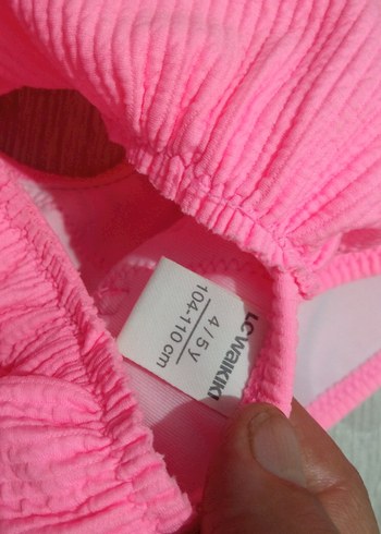 LC Waikiki Kız Çocuk Pembe Askılı Bikini