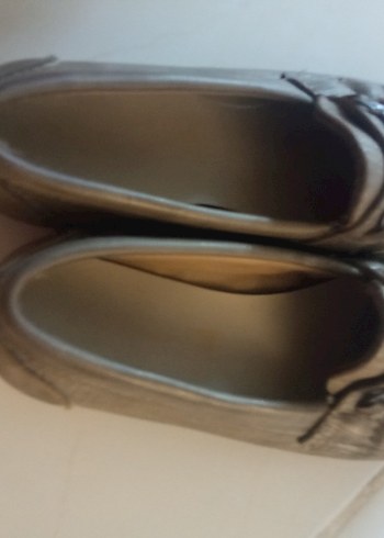 Bej Deri Erkek Çocuk Loafer Ayakkabı - Görsel 2