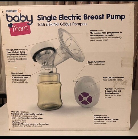 Baby mom süt sağma makinesi