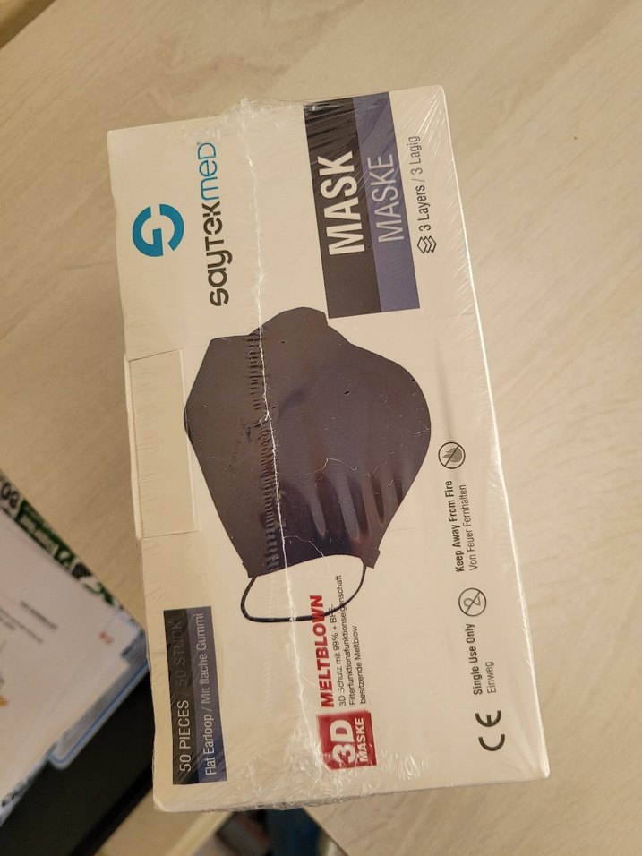 3 Katmanlı Meltblown Maske 50 Adet - Görsel 2