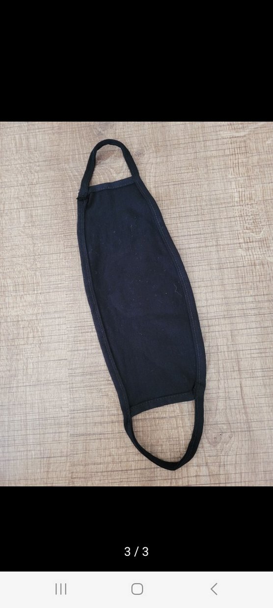 Kuru Kafalı Siyah Yüz Maskesi - Görsel 3