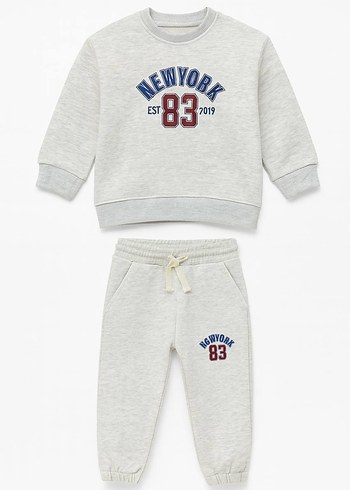 Diğer Gri kız çocuk Sweatshirt ve Eşofman Takımı