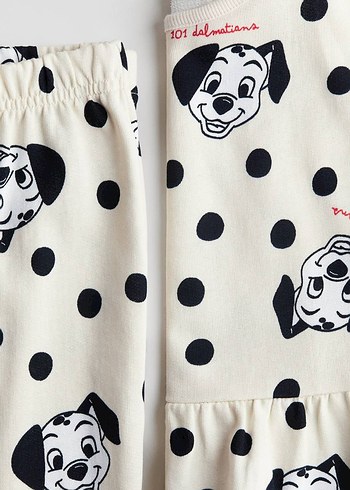 diğer Beden Puantiye Desenli Hamile ve Emzirme Pijama Takımı
