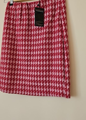 Renkli Desenli Kadın Mini Etek - Görsel 8