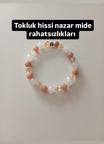 Ay taşı güneş taşı Necef bileklik 
