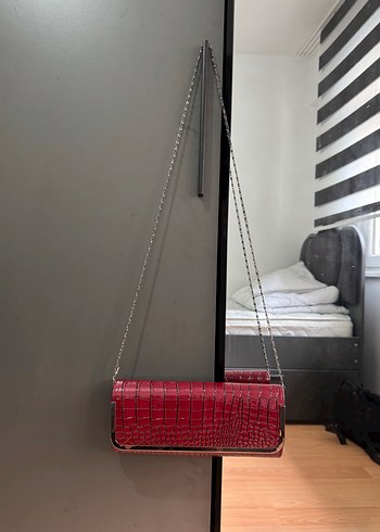 clutch cherry çanta